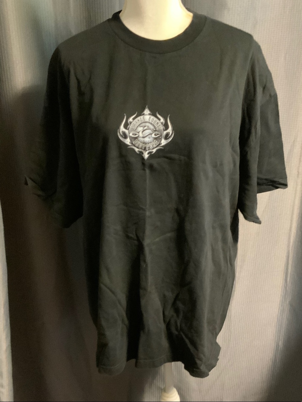 Orange County Choppers Men’s Black Short Sleeve Graphic Crewneck T-Shirt
